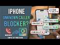 how to turn off iphone unknown caller