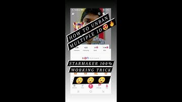 100% working trick 😍How to unban multiple ids on starmaker How to open multi idson Starmaker