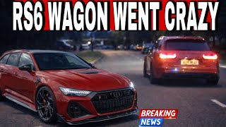 Audi RS6 Goes DIABOLICAL Turns Streets Into A WAR ZONE!