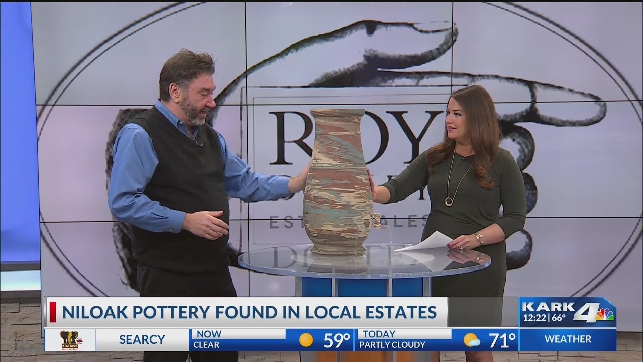Roy Dudley Estate Sales Niloak Pottery found in local estates YouTube