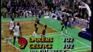 1984-85 Lakers @ Celtics 4th Quarter (Chick Hearn)