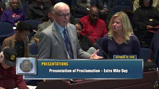 SOUTHFIELD CITY COUNCIL MEETING - OCTOBER 28th, 2019