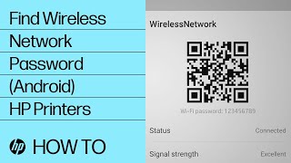 Find the Wireless Network Password on an Android Device | HP Printers | HP Support