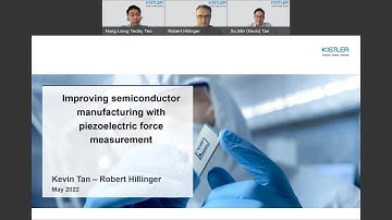 Improving semiconductor manufacturing with piezoelectric force measurement