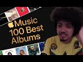 On react au top 100 des meilleurs albums de tous les temps selon apple music