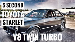 5 second ls swapped Toyota starlet pump gas