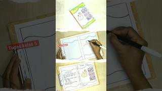 Cara membuat  cover buku otot manusia | Tugas kelas 5 tema 1 #tugassekolah #kurikulummerdeka