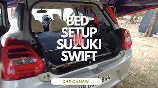 Bed Setup In Swift Car Camping Bed Setup In Suzuki Swift