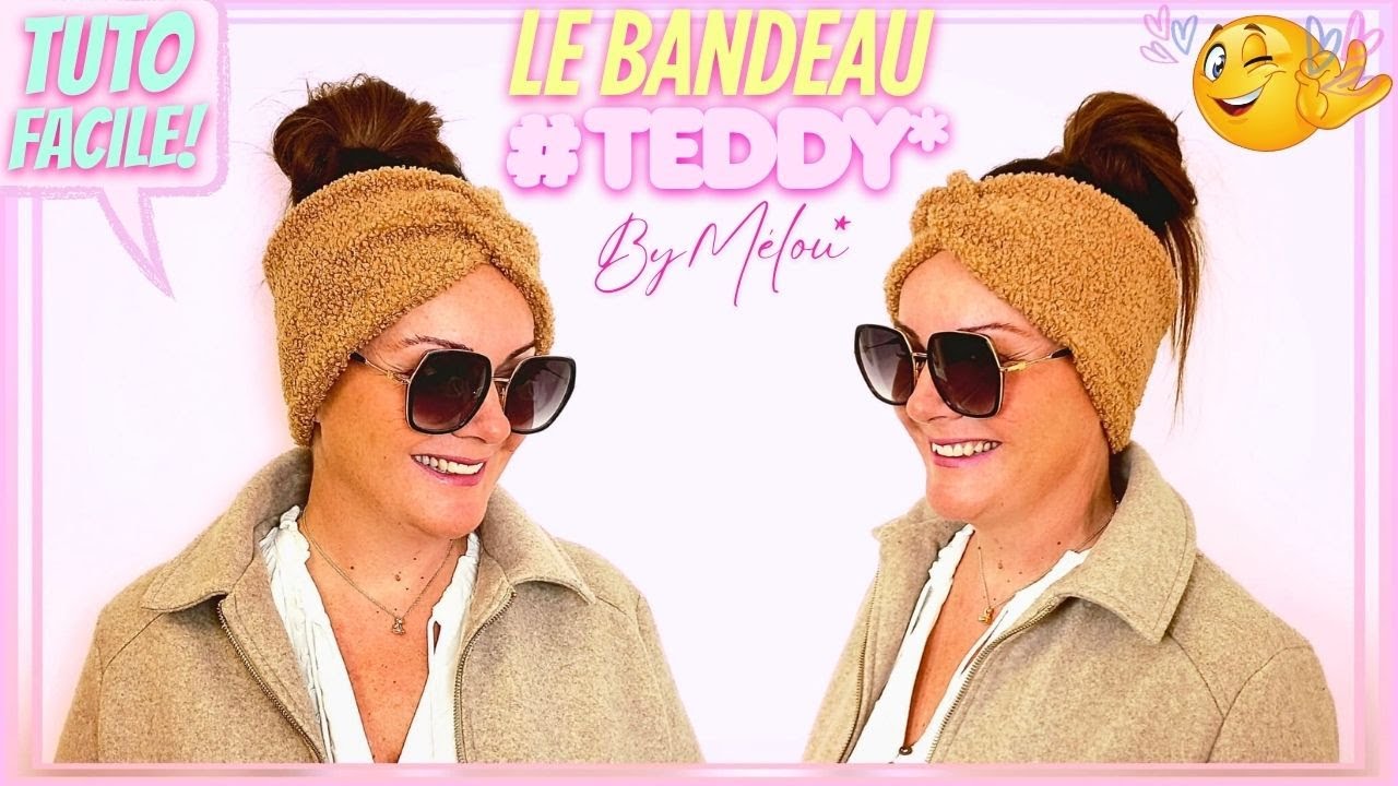 🎀Простой урок по шитью #DIY🎀Повязка на голову #teddy #bymélou🥰