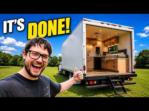 Our BOX TRUCK to RV Conversion Is DONE!!!
