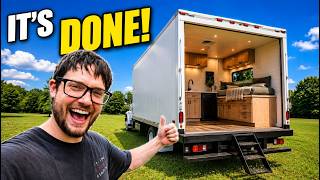 Our BOX TRUCK to RV Conversion Is DONE!!! screenshot 2