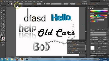 Adobe Illustrator CS6 & CC - Text Basics - Text Tool Tutorial