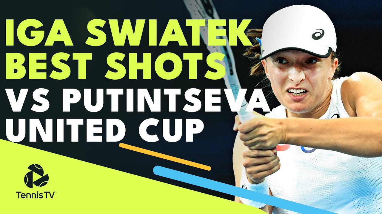 Iga Swiatek Best Shots vs Putintseva United Cup 2023