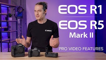 Video Features of the Canon EOS R1 and EOS R5 Mark II Cameras