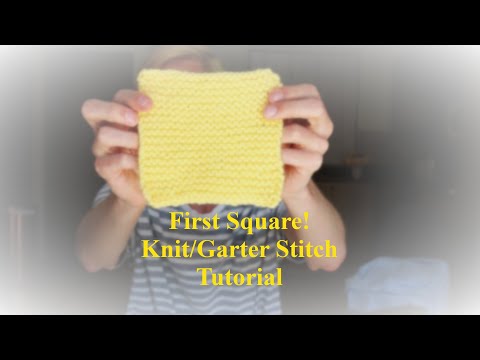 Video: How To Knit A Square