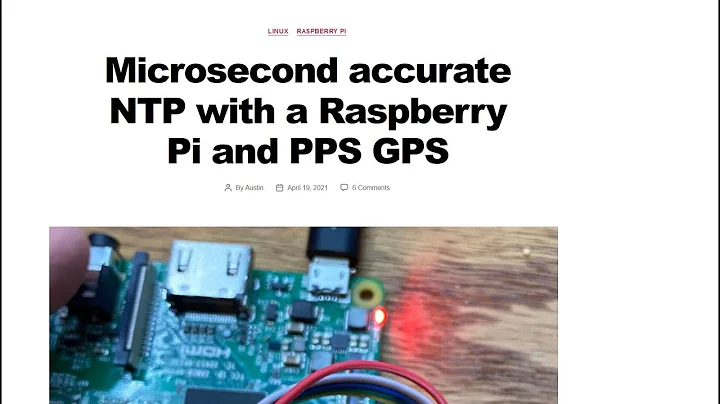 Microsecond Accurate NTP using PPS signals from a $12 GPS