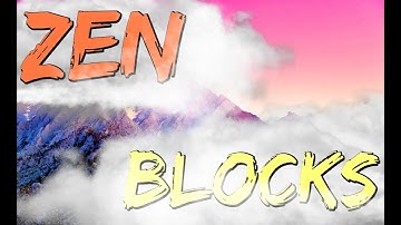This game is all about ZEN with a CHALLENGE! - Zen Blocks (Indie Puzzle game)