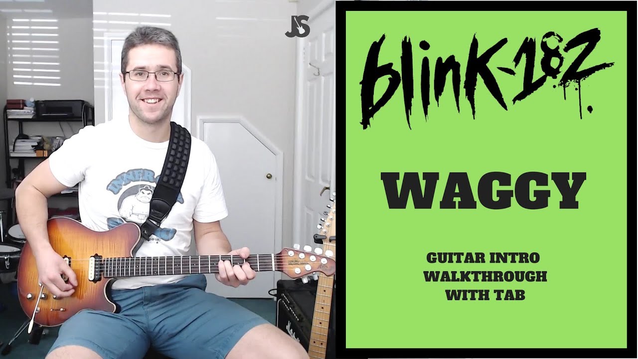 Blink 182 Waggy Guitar Lesson - YouTube
