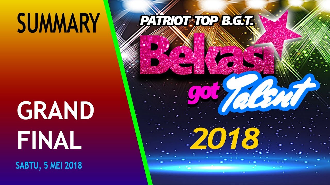 Cuplikan Acara Grand Final Bekasi Got Talent 2018 - YouTube