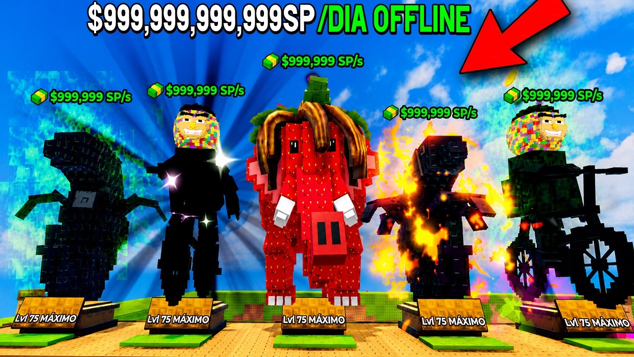 FIZ A BASE MAIS FORTE DO MUNDO e ENTREI NO TOP GLOBAL NO CHUTE A LUCKY BLOCK! 😱🔥
