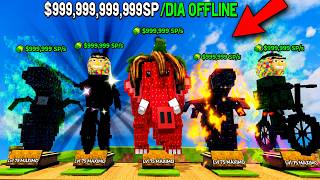 FIZ A BASE MAIS FORTE DO MUNDO e ENTREI NO TOP GLOBAL NO CHUTE A LUCKY BLOCK! 😱🔥