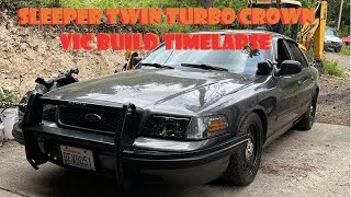 Twin Turbo 2010 Crown Victoria Full Build in 19 minutes We Push it until it Blows Up!!!  #timelapse