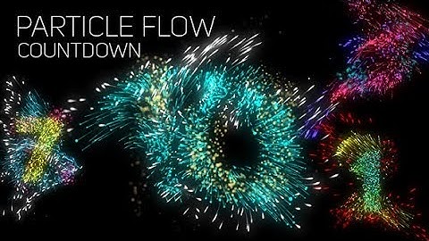 Particle Flow Countdown by Madlistudio | After Effects Opener Template #AfterEffectsTemplate