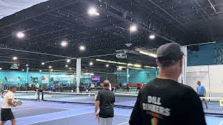 Orlando MLP men’s doubles , Jim Pan& Joseph McKinley against our first opponent. 