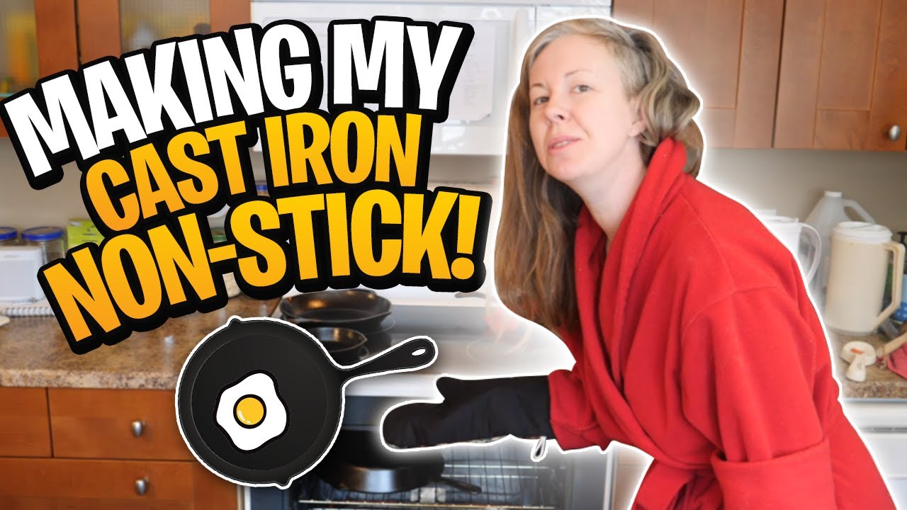 How to Season & Cook with Cast Iron to Make it Non-Stick - Hopewell Heights