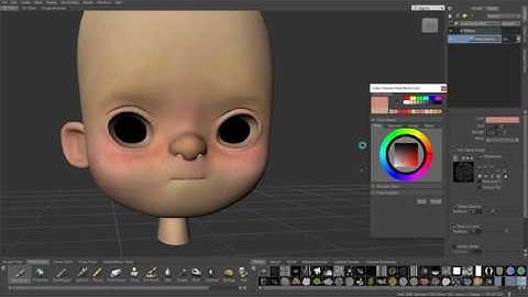 [Mudbox] Character Modeling and Texturing : Part C- Texturing 001 (Diffuse: Body)