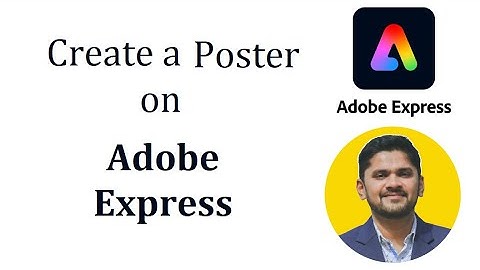 How to create a Poster in Adobe Express | Adobe Express Tutorial | Amit Thinks