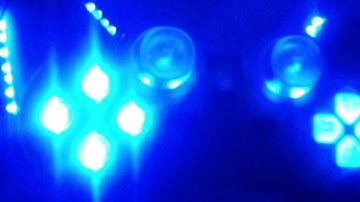 DualShock 3 Mod Blue Leds