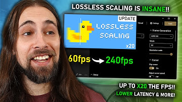 Lossless Scaling just got UPDATED!! X20 Mode Frame Generation, Resolution Scaling & More!