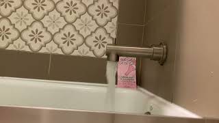 Bathtub Filling ASMR // Bath Salts in Filling Bathtub 8 Hour Loop