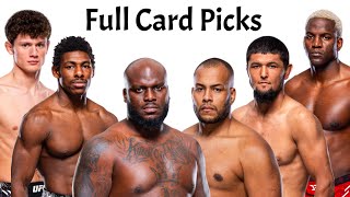 My Predictions & Breakdown For UFC Fight Night Derrick Lewis vs Rodrigo Nascimento