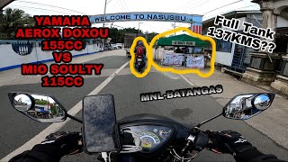 BATANGAS CHARITY RIDE | Yamaha Aerox Doxou 155 X Yamaha Mio Soulty 115 | Chill Ride with a Boss