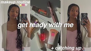 get ready with me + catching up! ⭐️🎀🤍