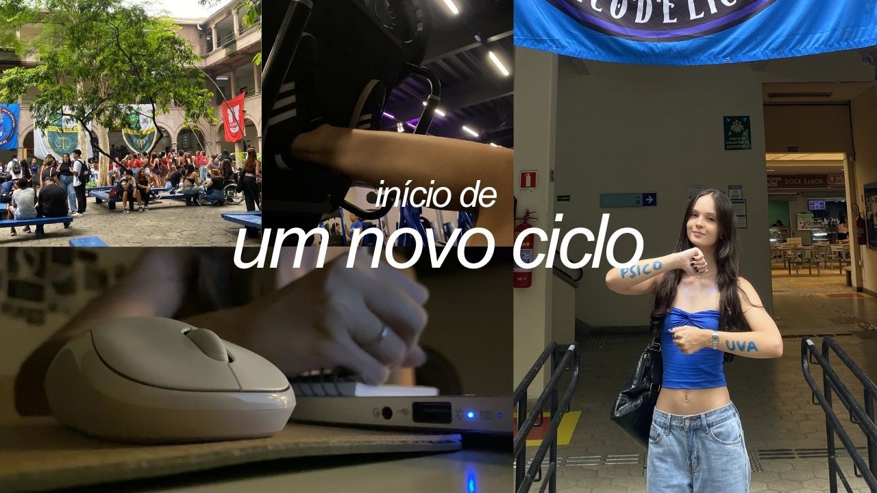 meus primeiros momentos sendo caloura de psicologia | vlog