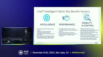 Expo Hall Talk   Intel® Intelligent Fabric utilizing OCP Standards and P4 Programmability   P