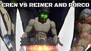 Attack on Titan Chapter 117 Fan Animation: Eren vs Reiner and Porco