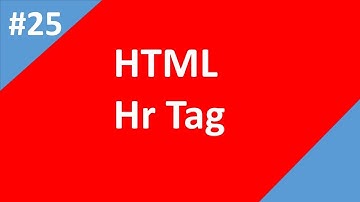 HR(Horizontal rule) tag in HTML|  Part - 25 | In Hindi by Tech Talk Tricks