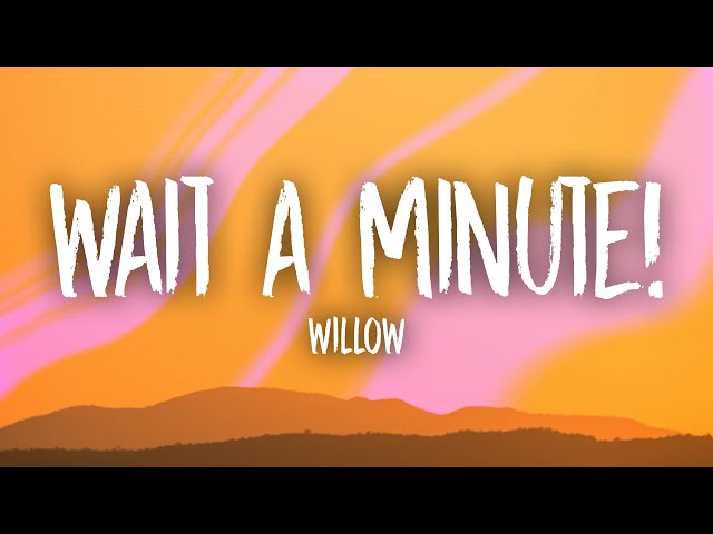 WILLOW - Wait A Minute! (tiktok remix/speed up) Lyrics class=