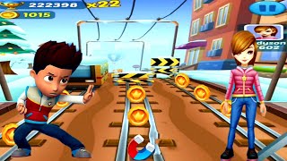 Games - Subway Princess Runner ‘OR’ Paw Patrol Ryder Run - WHO’S THE BEST???Android/iOS Gameplay HD screenshot 2