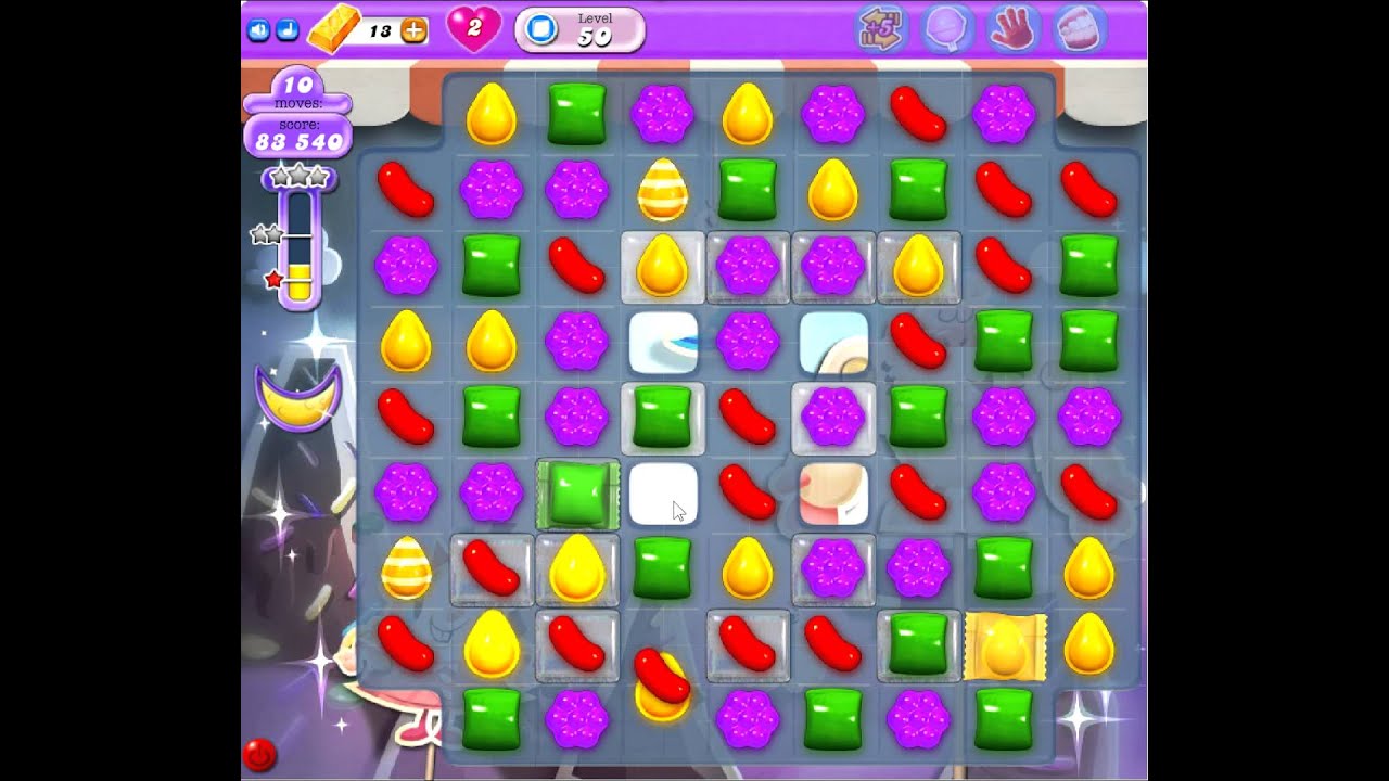 Candy Crush Saga Dreamworld Level 50 No boosters