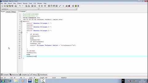 Program C++  Mengurutkan bilangan by cipto 153040002
