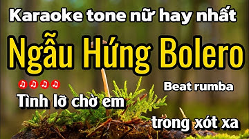 Ngẫu hứng Bolero karaoke tone nữ beat rumba ( phương Dung ) st : Minh Vy