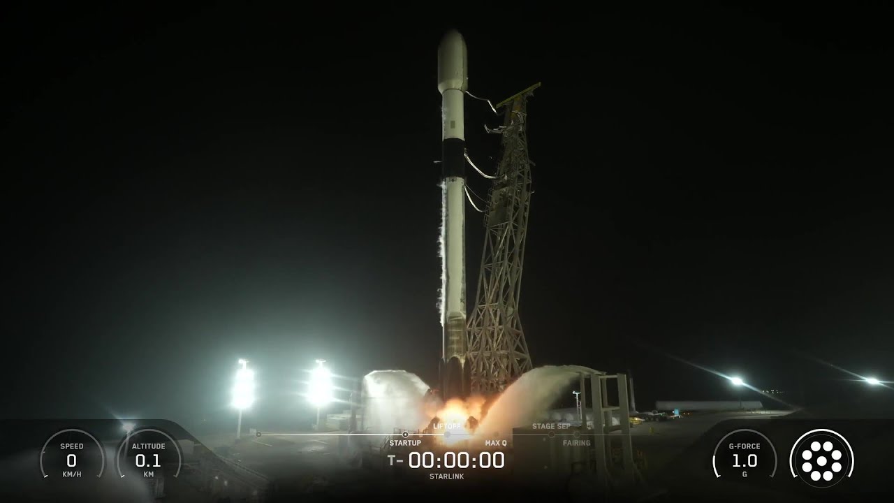 Blastoff! SpaceX launches Starlink satellites from California - March 8, 2026