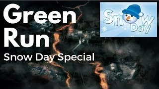 BLACK OPS 2 ZOMBIES SNOW DAY SPECIAL! GREEN RUN FOR DAYS! LIVE!
