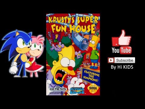 Krusty's Super Fun House (Sega Genesis) - Longplay