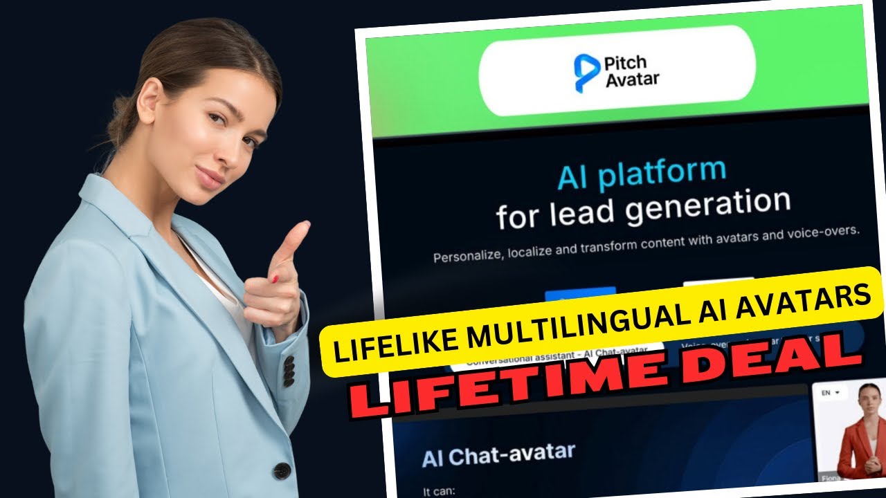 Pitch Avatar Lifetime Deal – AI Chat Avatars and Video Dubbing for Global Reach
